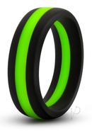 Performance Silicone Go Pro Cock Ring - Black/green
