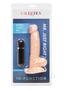 Mr Just Right Vibrating Dildo With Bullet 5.25in - Vanilla