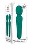 Adam And Eve Eve`s Petite Private Pleasure Silicone Rechargeable Wand Massager - Green