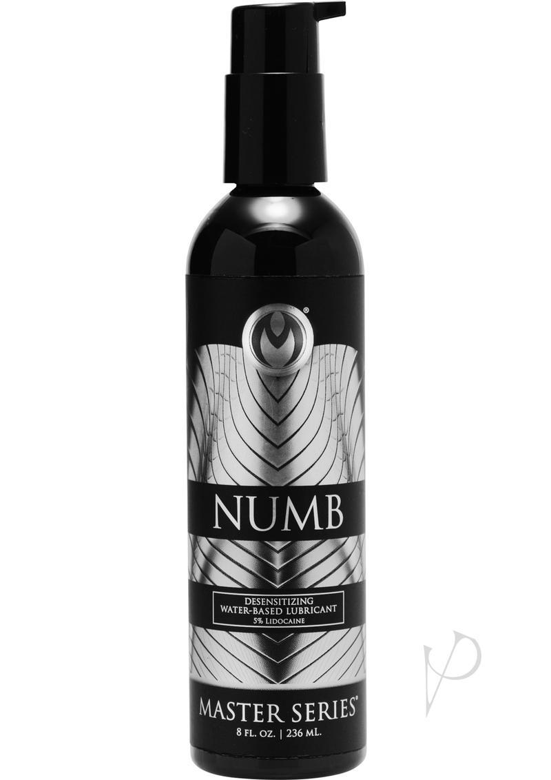 Master Series Numb Desensitizing Lubricant With Lidocaine 8oz